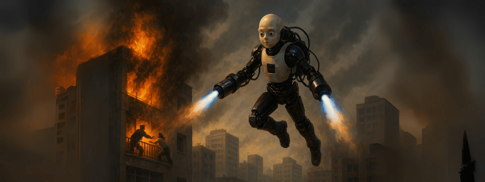 Fliegender Humanoider: iRonCub3 hebt dank KI-gesteuertem Jetantrieb ab