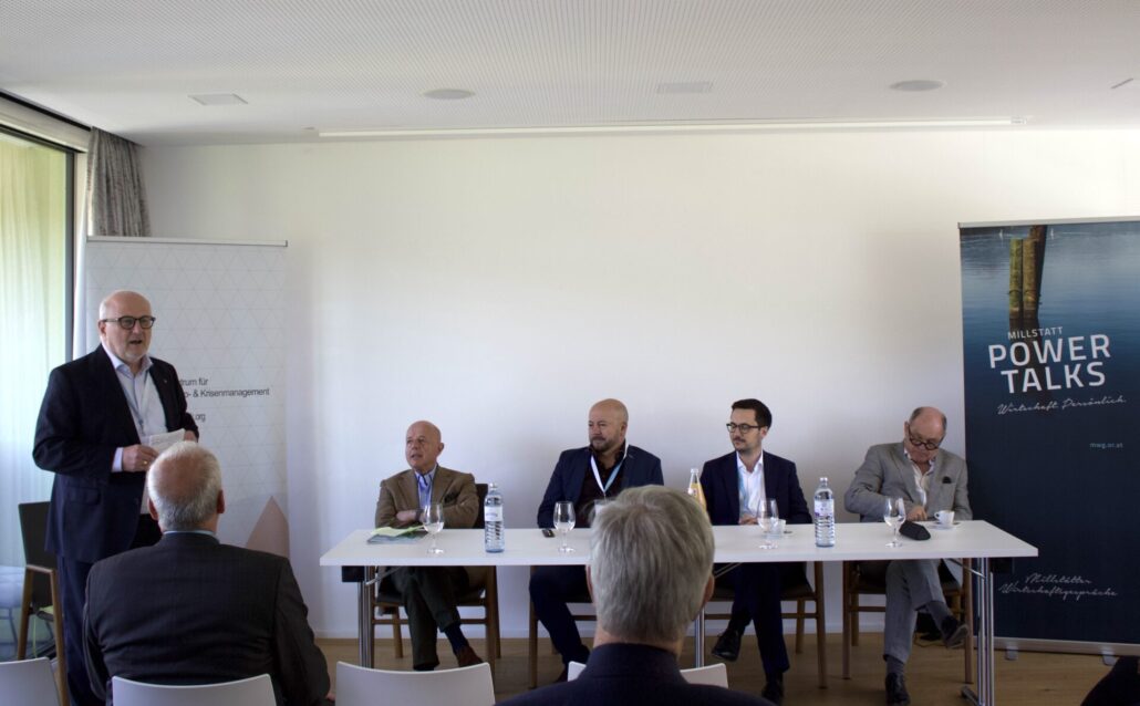 v.l.n.r.: Johannes Göllner, Clemens Jabloner, Tudor Andronic, Alexander Windbichler, Wolfgang Sobotka